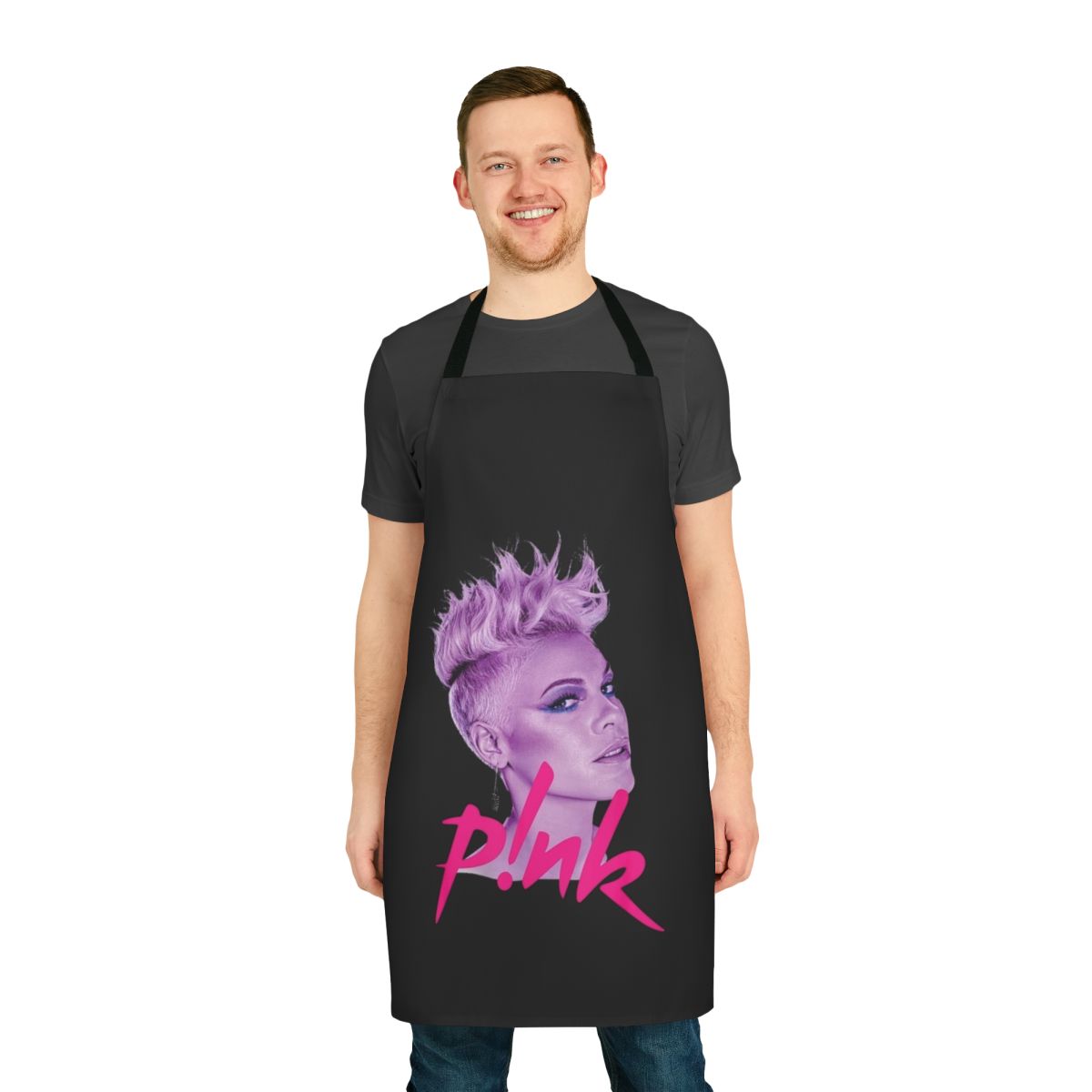 Apron with vibrant pink design inspired by singer's 2023 summer tour