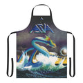 Stylish apron featuring the iconic logo and artwork of the legendary rock band Asia