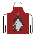 Assassins Creed inspired apron with iconic symbols and designs