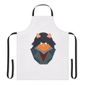 Assassin's Creed Syndicate-themed apron featuring a playful orange cat design