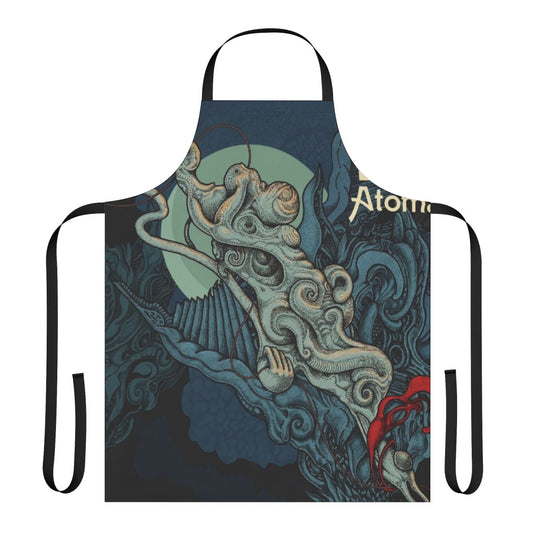 Atoma-inspired apron for heavy metal enthusiasts