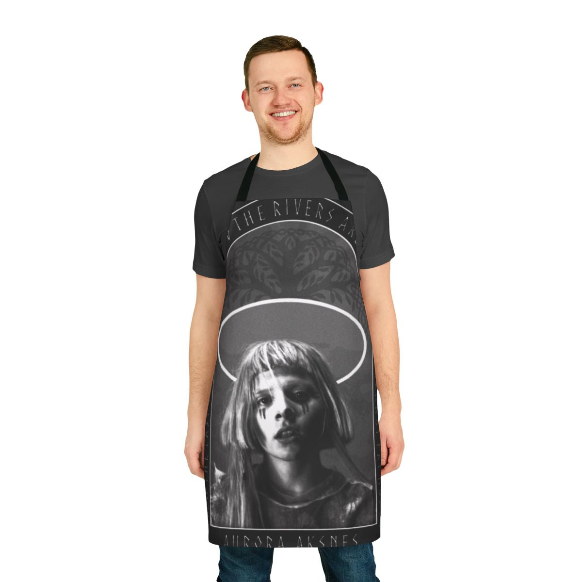 Classic apron featuring artwork inspired by Norwegian singer-songwriter Aurora Aksnes