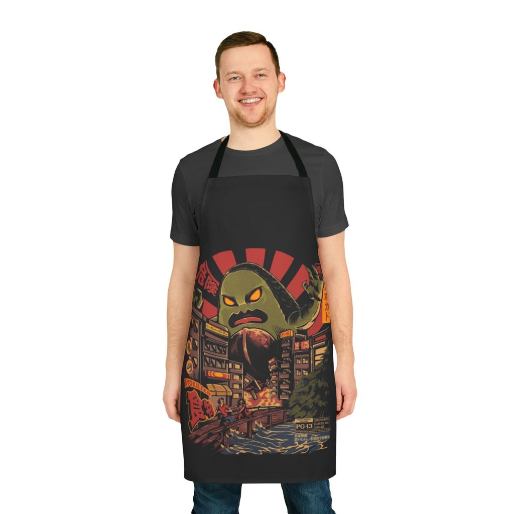 Avokiller Apron with Playful Avocado Monster Design
