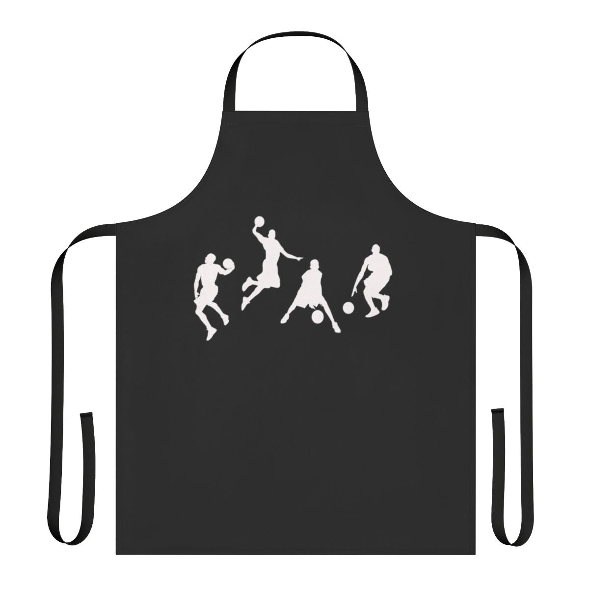 Stylish basketball player apron with vintage sports design