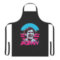 Boban-inspired basketball-themed apron with retro 80s design