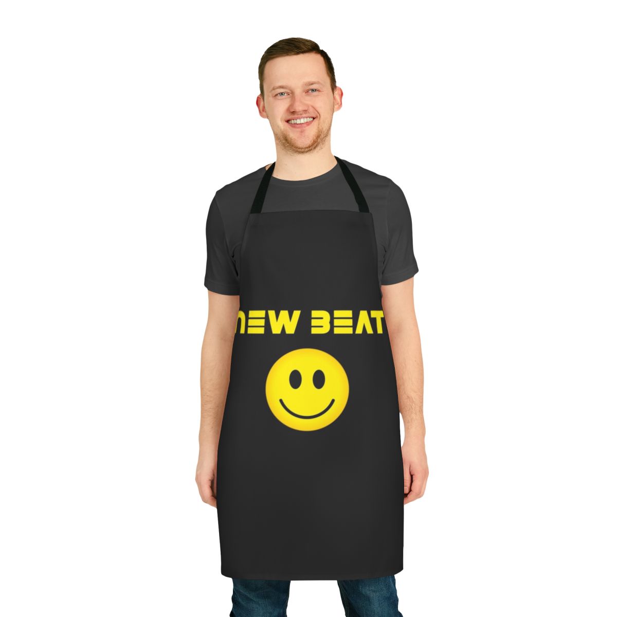 Apron featuring a modern design inspired by the Beat Tsob electronic music style