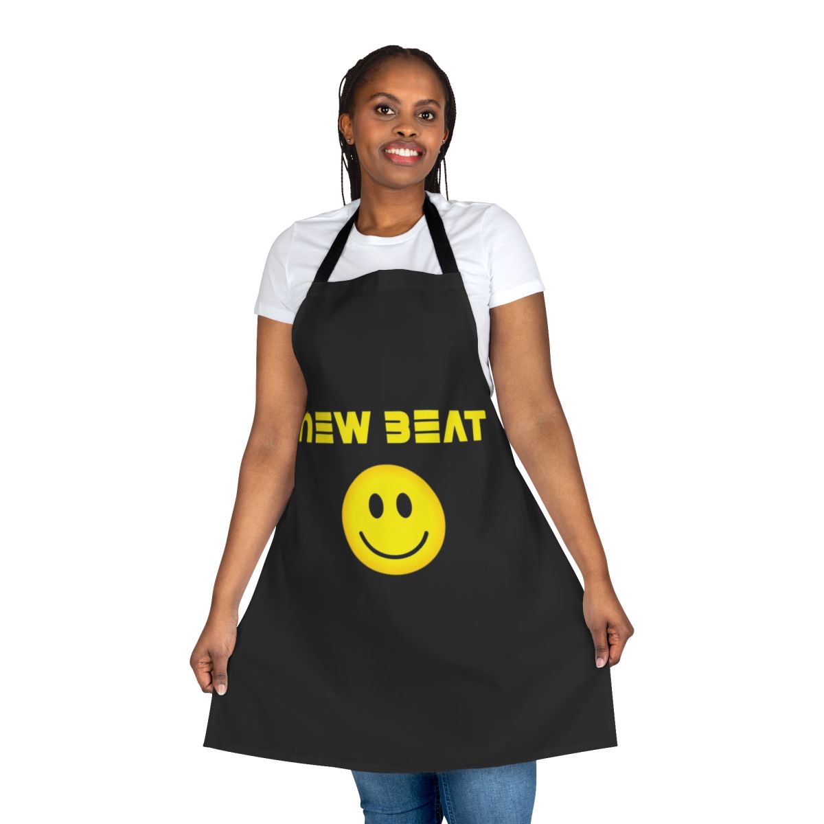 Apron featuring a modern design inspired by the Beat Tsob electronic music style