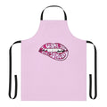 Black and white graphic apron featuring the iconic "I Want You" design from The Beatles' album Abbey Road