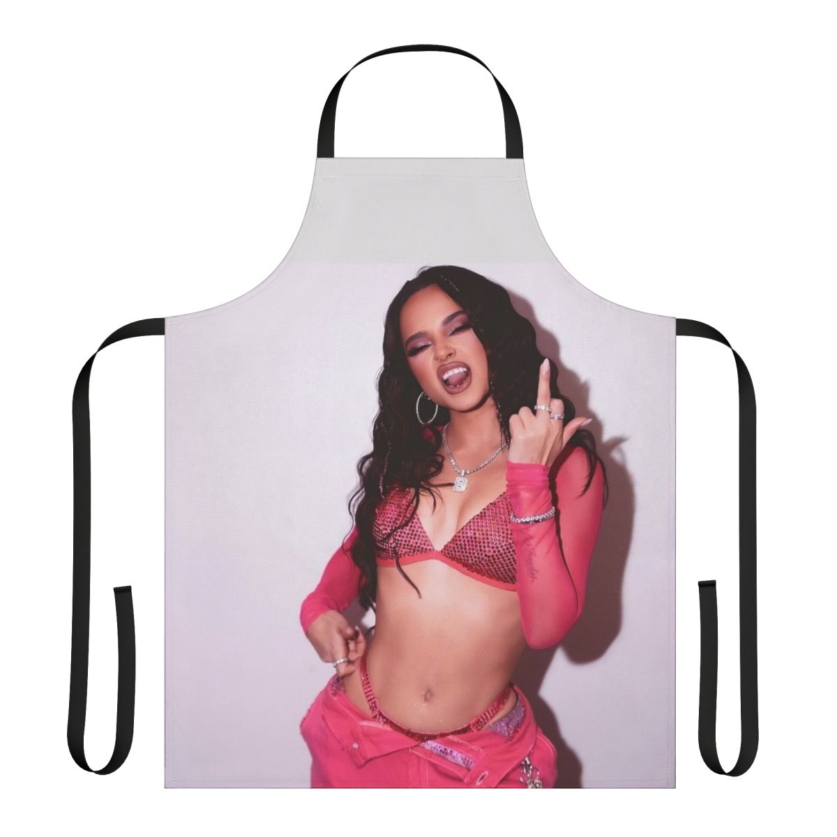 Becky G-Inspired Apron with Artistic Design