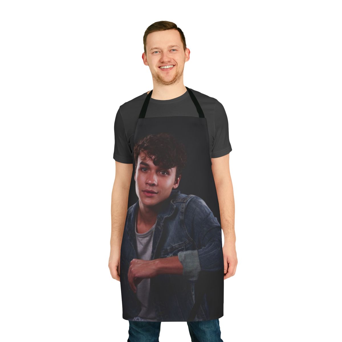 Benjamin Wadsworth-inspired apron with an actor design