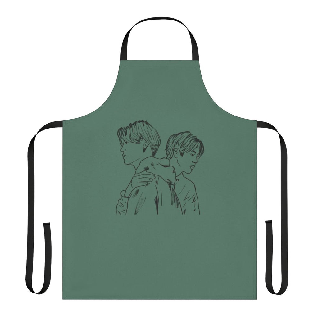Stylish Between Us-Inspired Apron featuring characters from the popular series