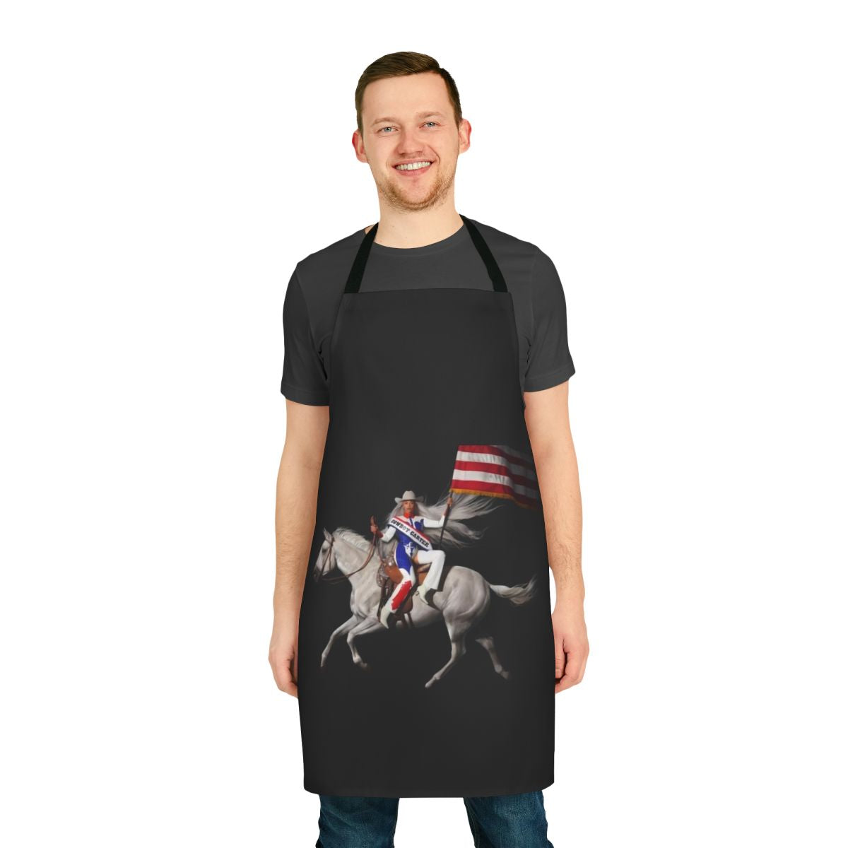 Beyoncé-inspired apron with a modern design