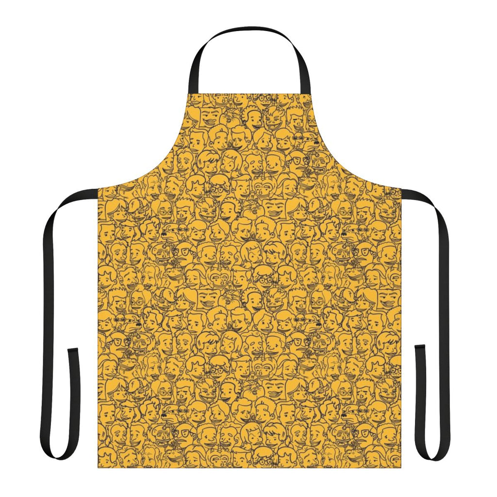 Vibrant apron featuring characters from the popular Netflix animated comedy series "Big Mouth"