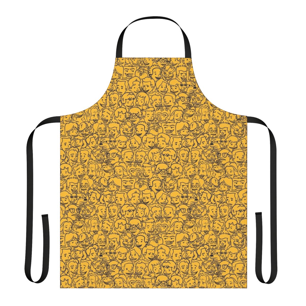 Vibrant apron featuring characters from the popular Netflix animated comedy series "Big Mouth"