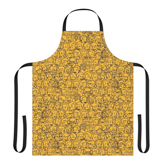 Vibrant apron featuring characters from the popular Netflix animated comedy series "Big Mouth"