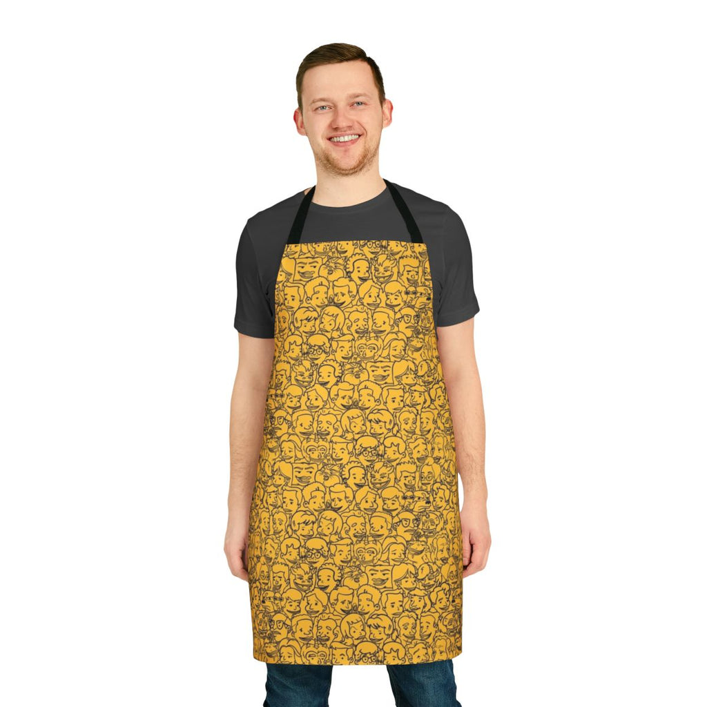 Vibrant apron featuring characters from the popular Netflix animated comedy series "Big Mouth"