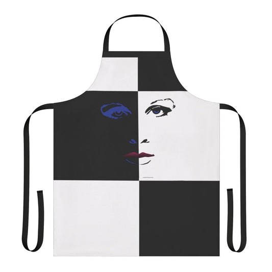 Bill Potts themed apron with a sleek, modern design