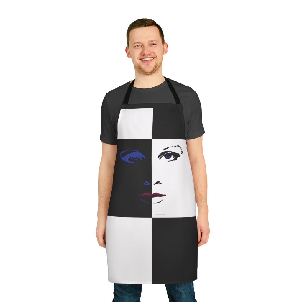 Bill Potts themed apron with a sleek, modern design