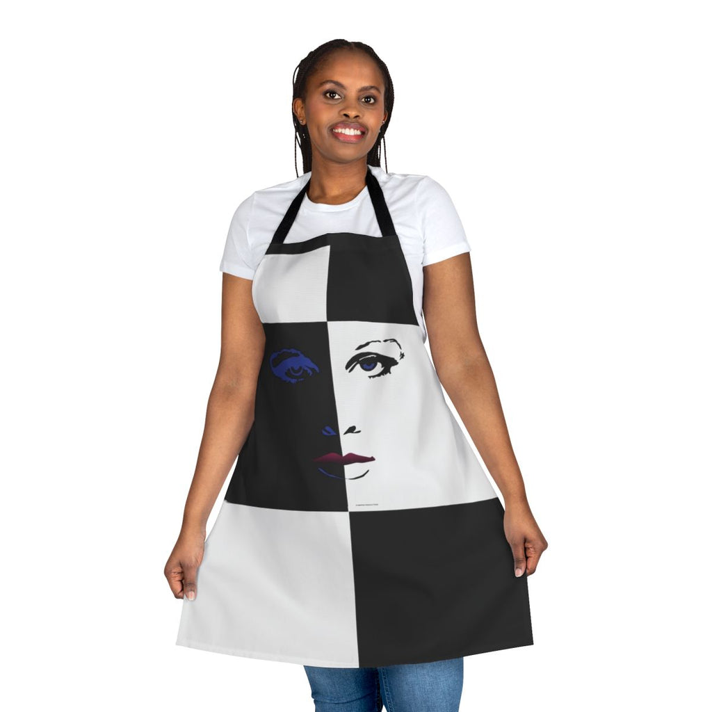 Bill Potts themed apron with a sleek, modern design
