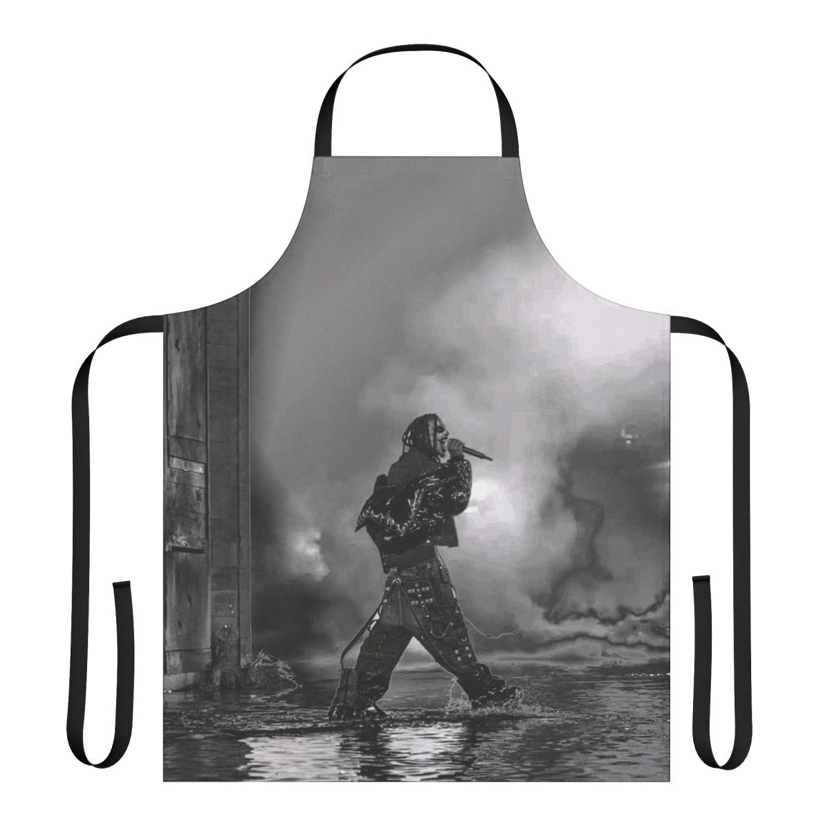Playboi Carti inspired black and white apron
