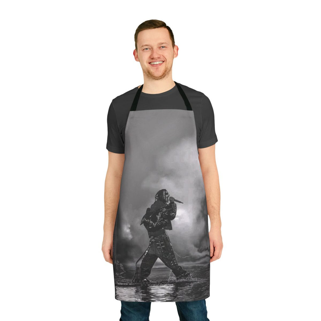 Playboi Carti inspired black and white apron
