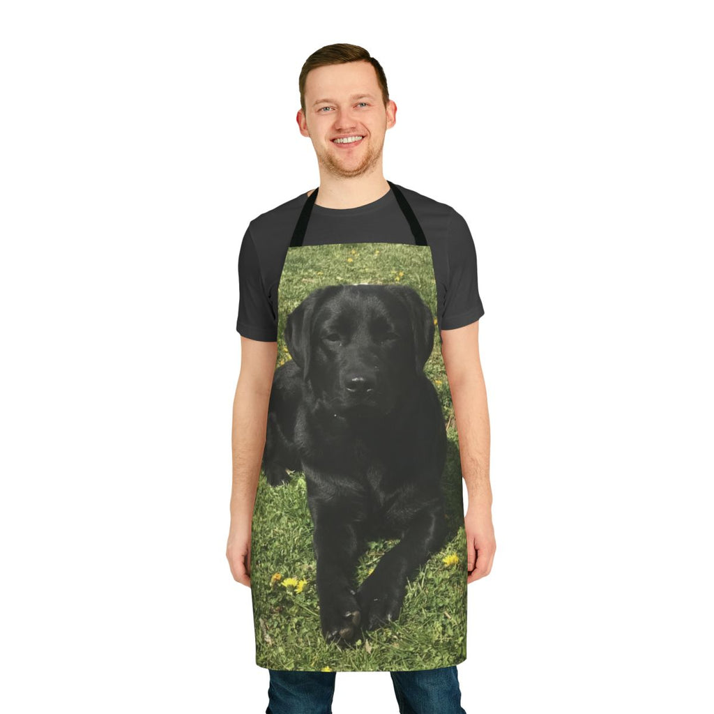 Black Labrador Dog Apron for Pet Owners and Dog Lovers
