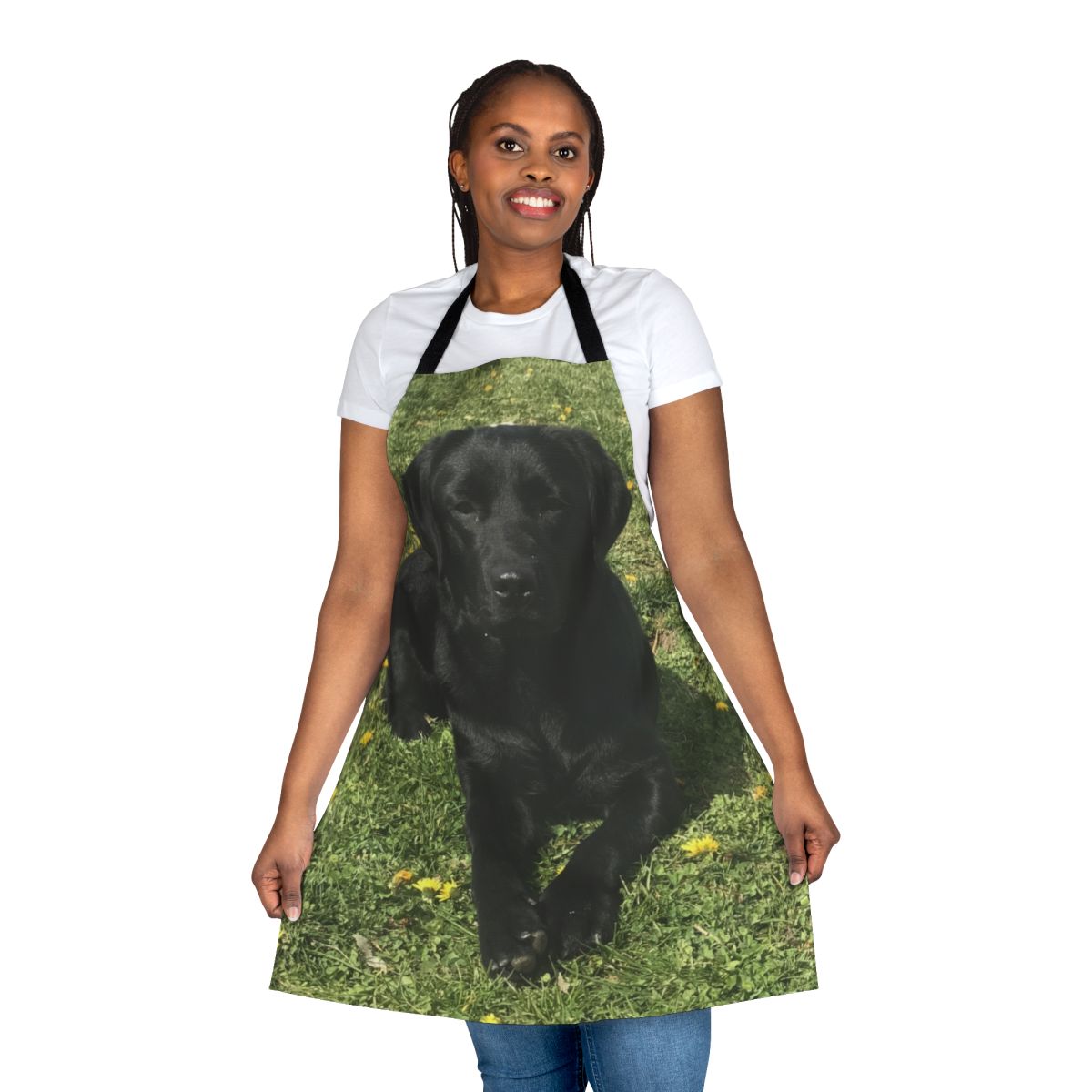 Black Labrador Dog Apron for Pet Owners and Dog Lovers