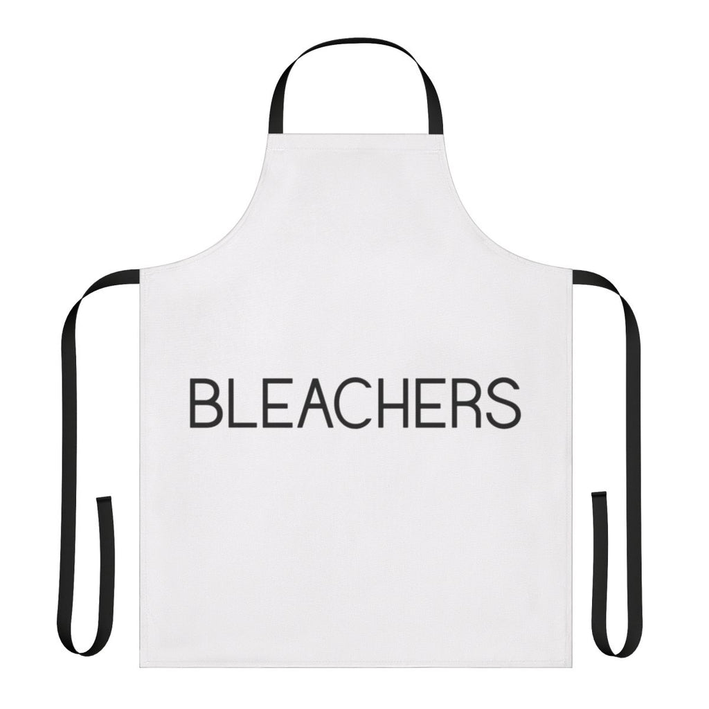 Bleachers-inspired apron with band logo and lyrics