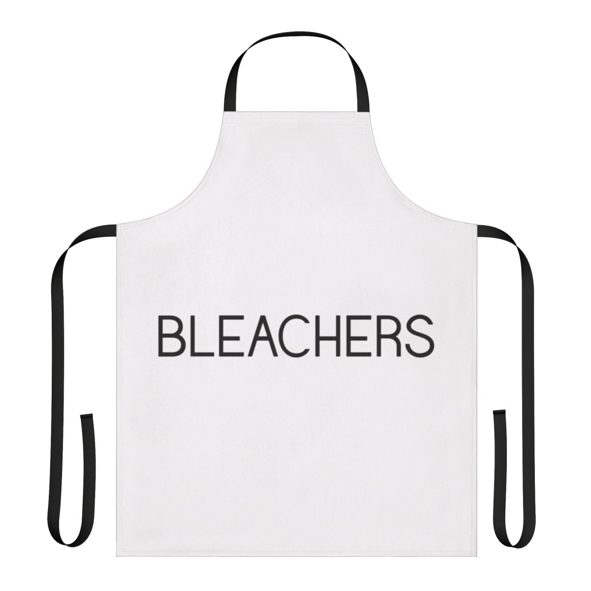 Bleachers-inspired apron with band logo and lyrics