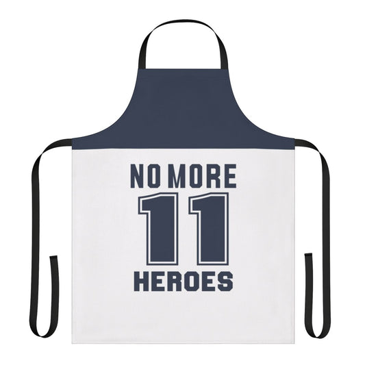 Blue apron inspired by the No More Heroes video game series