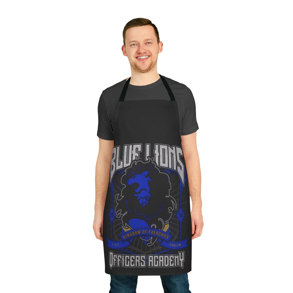 Blue Lions Crest Inspired Apron for Fire Emblem Three Houses Fans