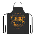 Stylish Blues-Inspired Live Apron with Musical Influences