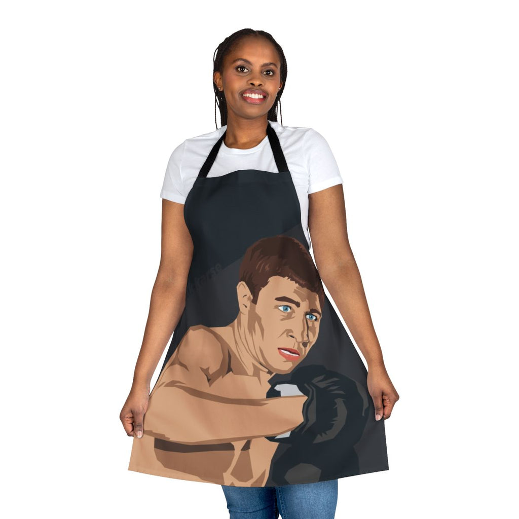 Apron featuring boxing greats design
