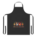Vibrant floral, gothic or heart-patterned apron inspired by traditional Bulgarian folk art