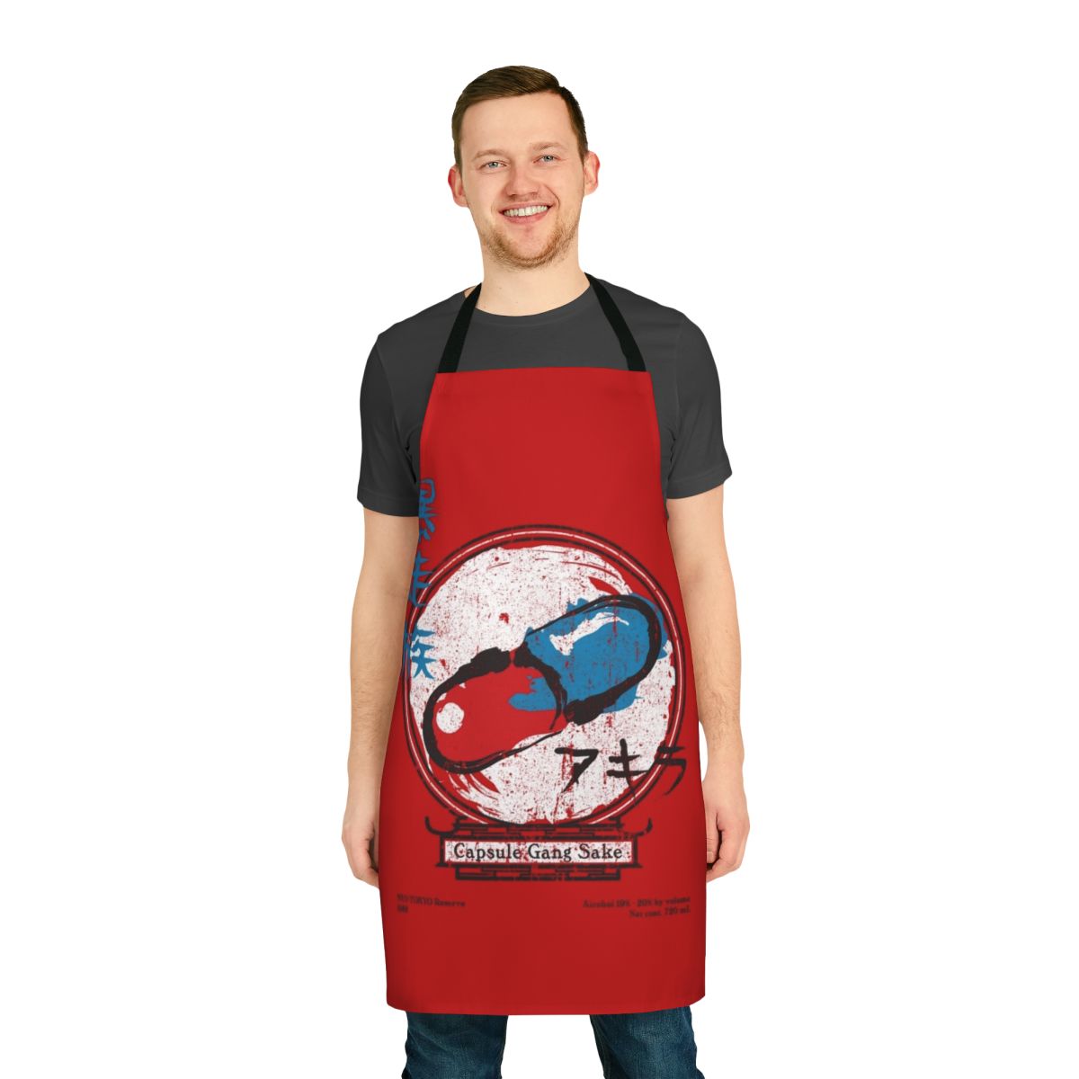 Capsule Gang Inspired Apron with Anime and Manga Motifs