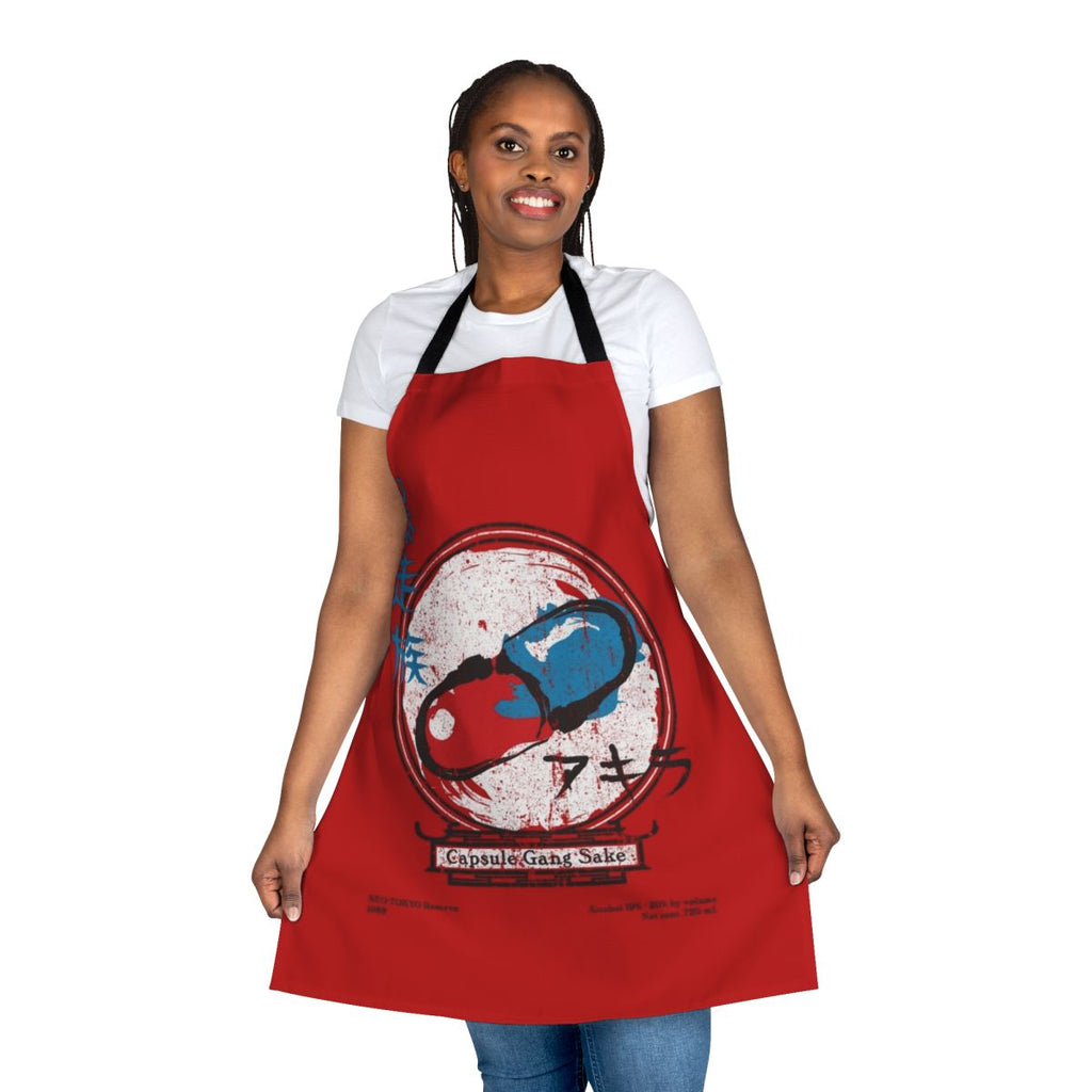 Capsule Gang Inspired Apron with Anime and Manga Motifs
