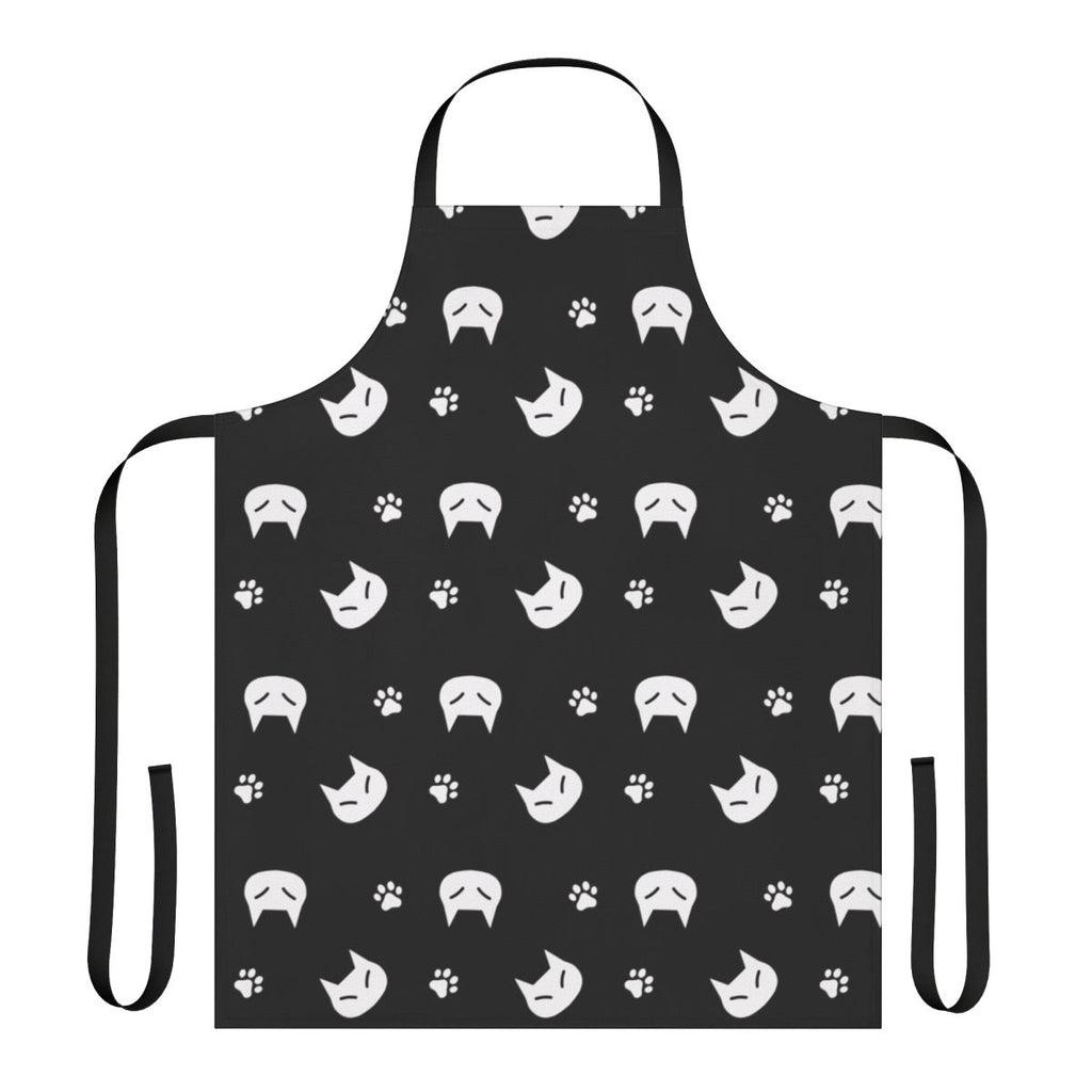 Artistic cat paw print apron featuring the iconic imagery from the popular webtoon "The Fate of a Rose"