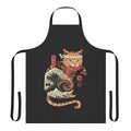 Catana Wave Apron featuring a cat design inspired by the iconic "Great Wave off Kanagawa" artwork
