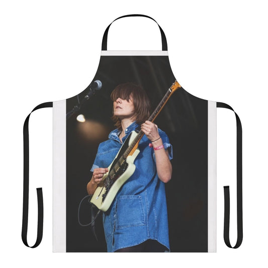 Cate Le Bon-inspired apron with indie music design