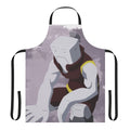 Cementoss inspired anime apron with vibrant pop art design