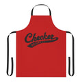 Checker pattern apron with "Checker Records" graphic, perfect for vinyl enthusiasts