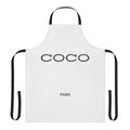Coco Paris inspired chef's apron with a modern, fashionable design
