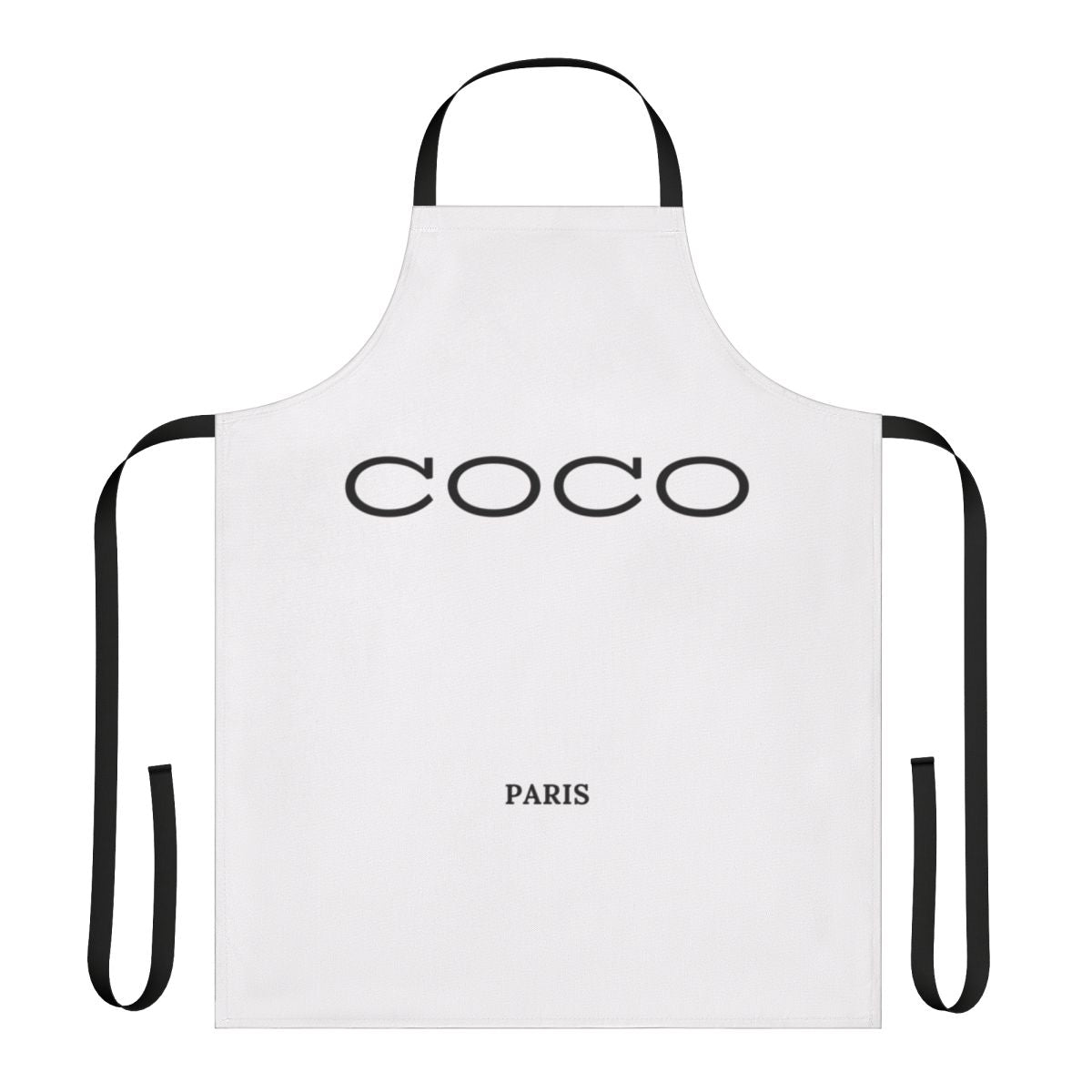 Coco Paris inspired chef's apron with a modern, fashionable design