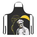 Stylish chef apron with skull design, perfect for passionate cooks in the kitchen