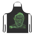 "Stylish apron inspired by the music of the Chemical Brothers"
