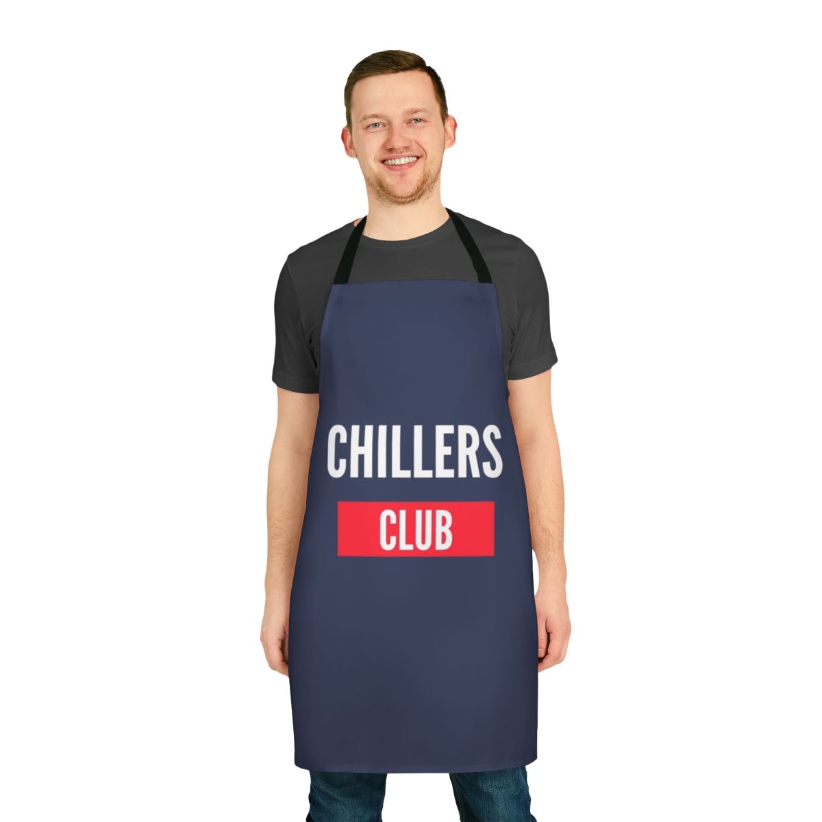 Chiller Club Apron featuring a bold and badass design