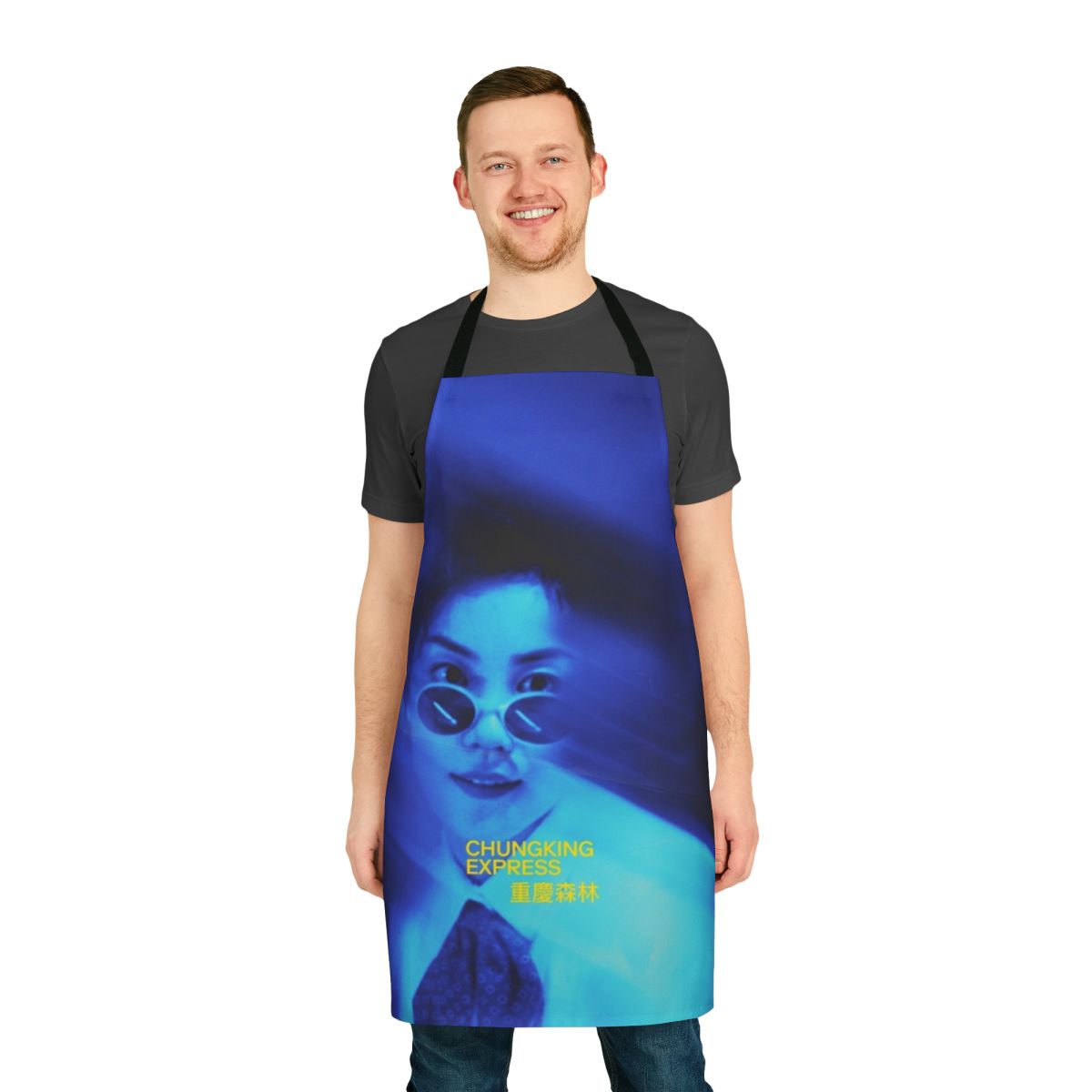 Chungking Express inspired apron with graphic design