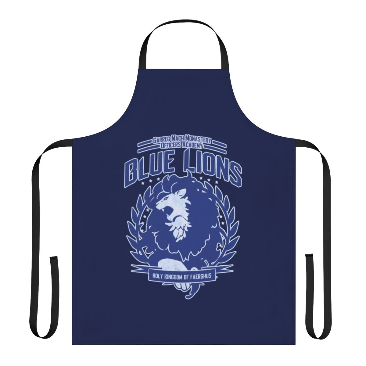 Blue Lions class-themed cooking apron from the Fire Emblem: Three Houses video game series.