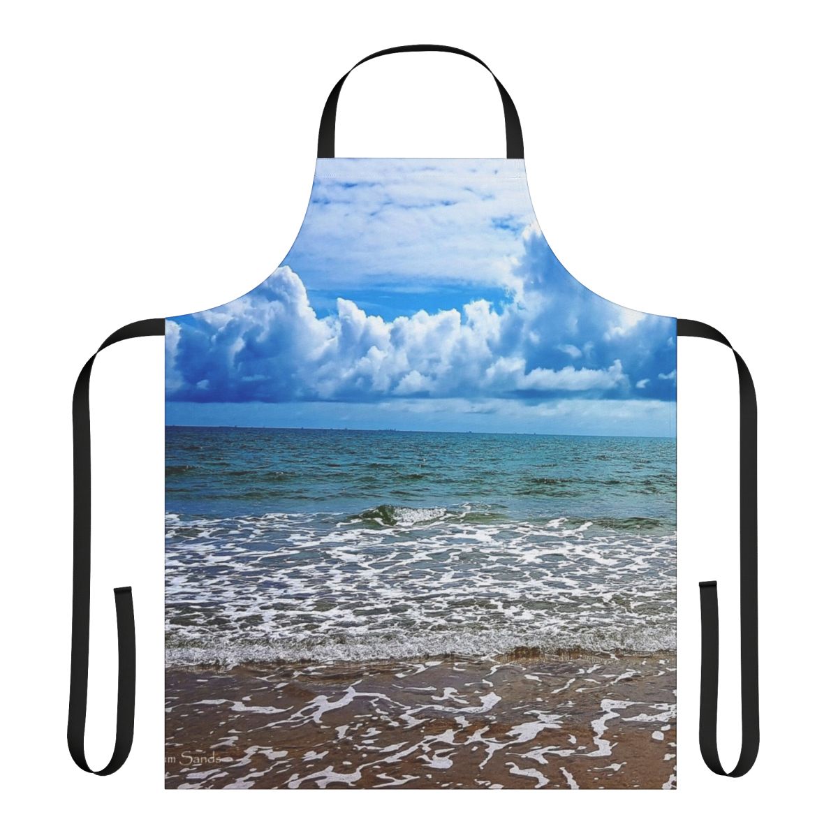 Tannum Sands seascape printed on a high-quality cotton apron