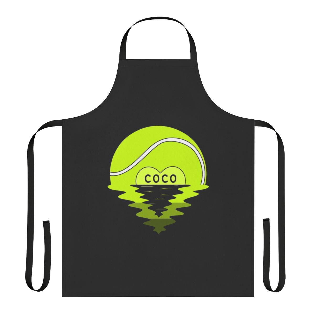 Apron featuring a portrait of Coco Gauff, the rising tennis star